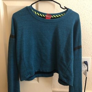 Nike crop top long sleeve shirt.